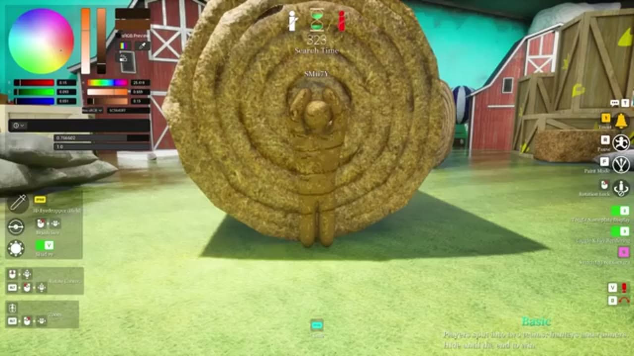 Hay Bale Low Crouch